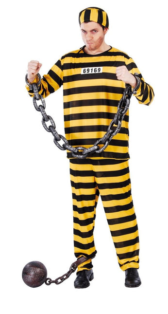 Boevenpak Geel Zwart Heren van Fiestas Guirca koop je bij Partywinkel