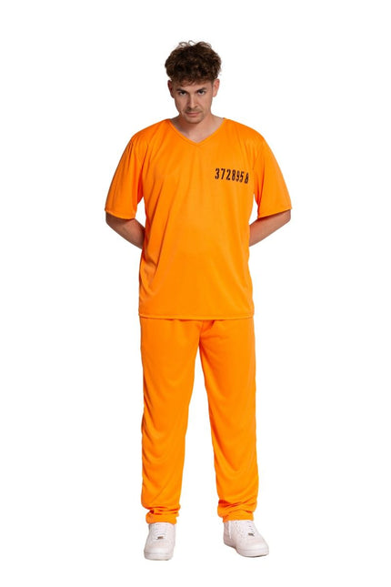 Boevenpak Oranje 2 delig van Partychimp koop je bij Partywinkel