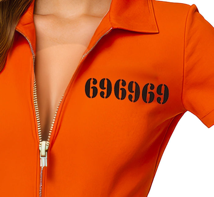 Boevenpak Oranje Dames Kort van Fiestas Guirca koop je bij Partywinkel