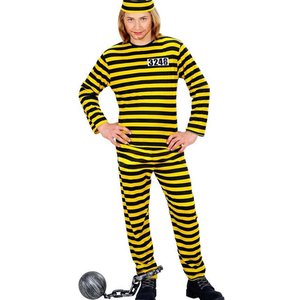 Boevenpak Zwart Geel Kind van Widmann koop je bij Partywinkel