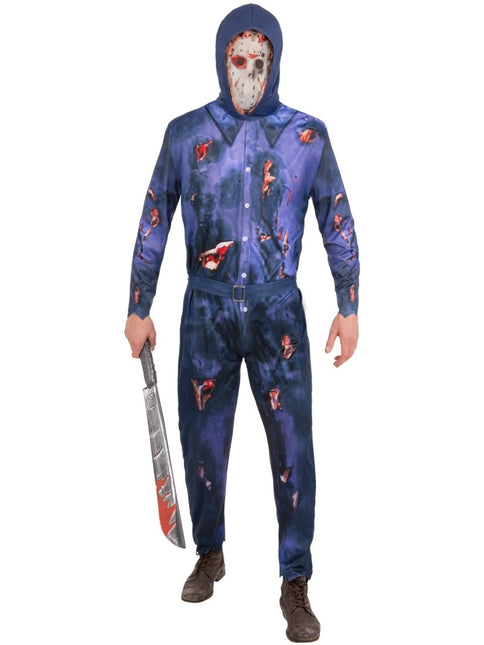 Boiler Suit Kostuum – Jason Voorhees van Smiffys koop je bij Partywinkel