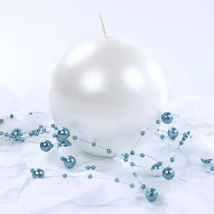 Bolkaarsen Parelmoer Metallic 8cm 6st van Partydeco koop je bij Partywinkel