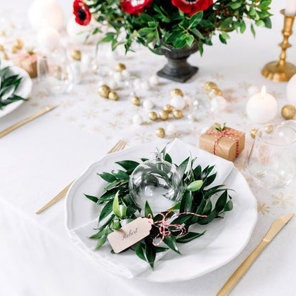 Bolkaarsen Wit 8cm 6st van Partydeco koop je bij Partywinkel