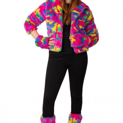 Bontjas Camouflage Regenboog van PartyXplosion koop je bij Partywinkel