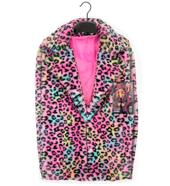 Bontjas Dames Pluche Luipaard Multi van Widmann koop je bij Partywinkel