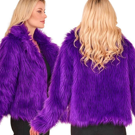 Bontjas Pluche Dames van Widmann koop je bij Partywinkel