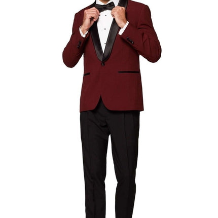 Bordeaux Rode Smoking Heren OppoSuits van OppoSuits koop je bij Partywinkel