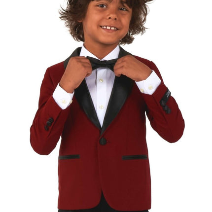 Bordeaux Rode Smoking Jongen OppoSuits van OppoSuits koop je bij Partywinkel