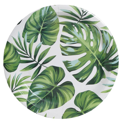 Borden Palmbladeren 23cm 6st van Fiestas Guirca koop je bij Partywinkel