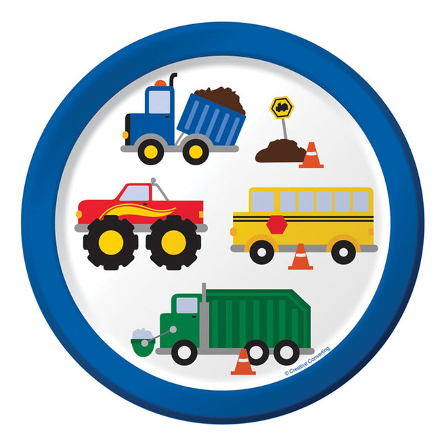Borden Voertuigen 18cm 8st van Creative Converting koop je bij Partywinkel