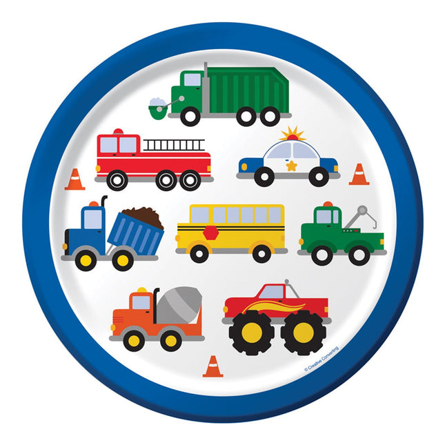Borden Voertuigen 23cm 8st van Creative Converting koop je bij Partywinkel