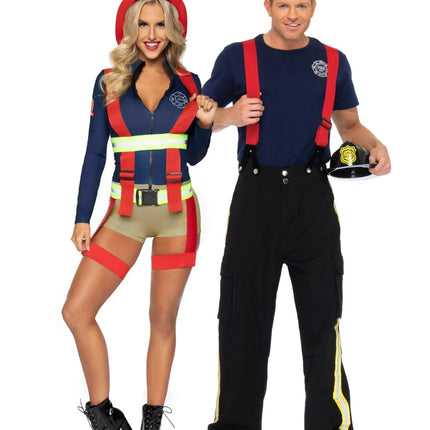 Brandweer Pak Dames Bodysuit Leg Avenue van Leg Avenue koop je bij Partywinkel