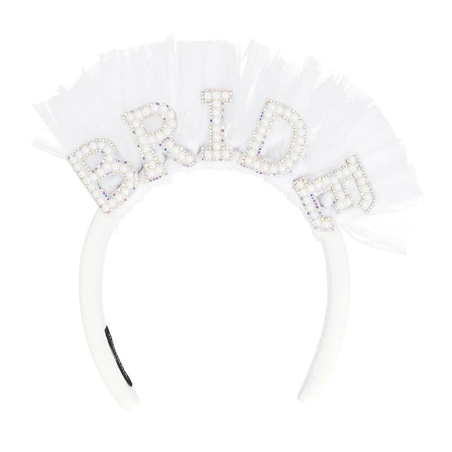 Bride Haarband Wit van Boland koop je bij Partywinkel