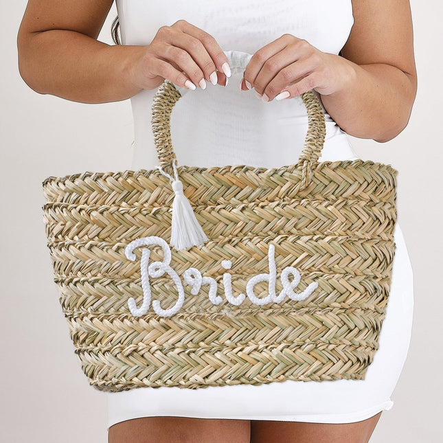 Bride Tas Riet van Ginger Ray koop je bij Partywinkel