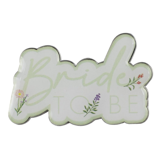 Bride To Be Badge van Ginger Ray koop je bij Partywinkel