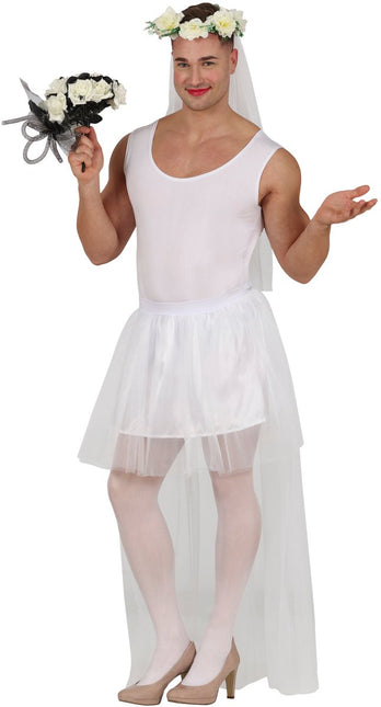 Bride Tutu Heren 80cm van Fiestas Guirca koop je bij Partywinkel