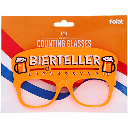 Bril - "Bierteller" van Folat koop je bij Partywinkel