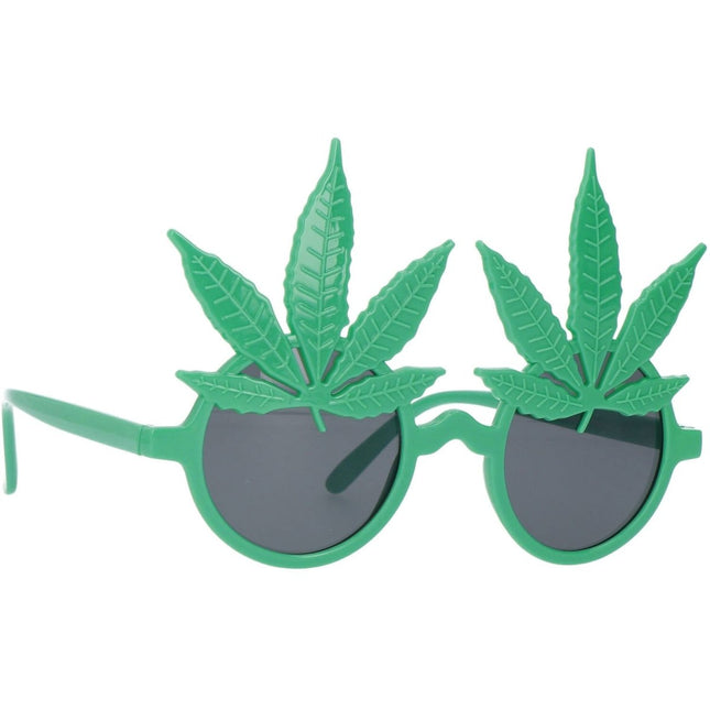 Bril hennepblaadjes van Folat koop je bij Partywinkel