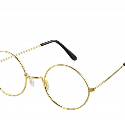 Gouden Bril Zonder Glas van Wilbers & Wilbers koop je bij Partywinkel