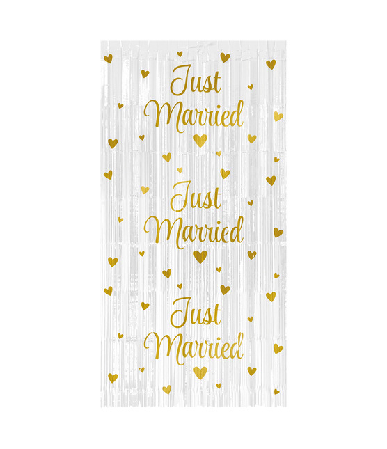 Bruiloft Deurgordijn 2m van Paper Dreams koop je bij Partywinkel