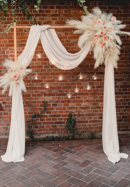 Bruiloft Hangdecoratie Backdrop Gordijn 1,4x 10m van Partydeco koop je bij Partywinkel