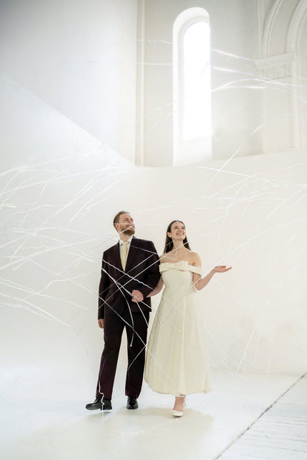 Bruiloft Slinger Wit 7,5cm van Partydeco koop je bij Partywinkel