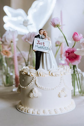 Bruiloft Taarttopper 14,5cm van Partydeco koop je bij Partywinkel