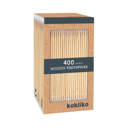 Bruine Cocktailprikkers 400st van Procos koop je bij Partywinkel