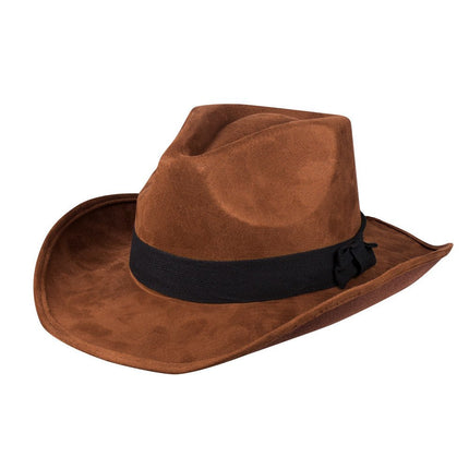 Bruine Cowboyhoed van Boland koop je bij Partywinkel