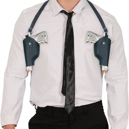 Bruine Holster Schouder van Fiestas Guirca koop je bij Partywinkel