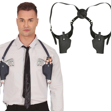 Bruine Holster Schouder van Fiestas Guirca koop je bij Partywinkel