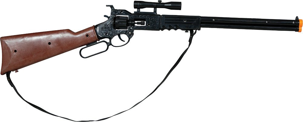 Bruine Nep Wapenset Met Richtkijker 64cm van Fiestas Guirca koop je bij Partywinkel