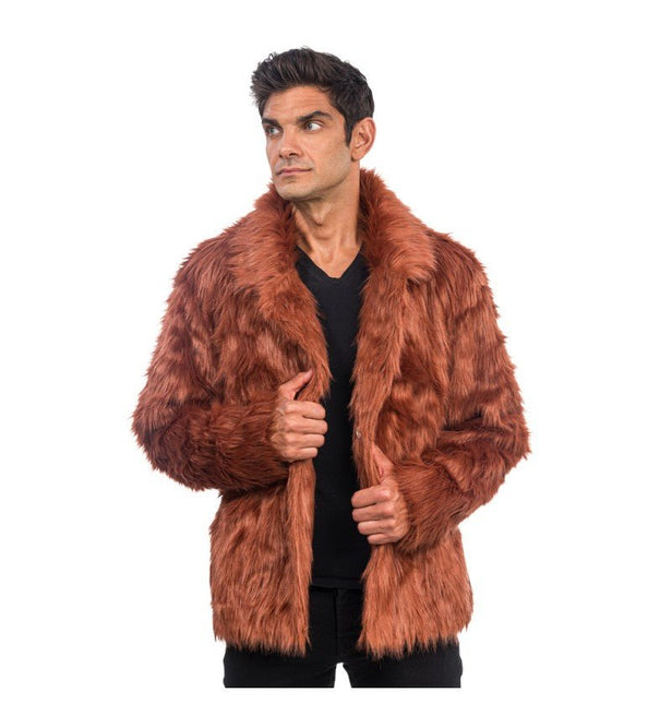Bruine Nepbontjas – Unisex van CHAKS koop je bij Partywinkel