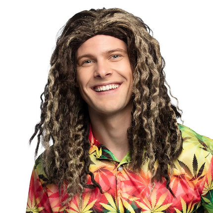Bruine Pruik Rasta van Boland koop je bij Partywinkel