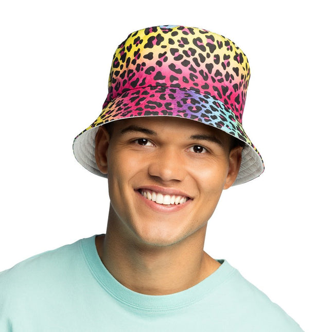 Bucket hat Leopard art van Boland koop je bij Partywinkel