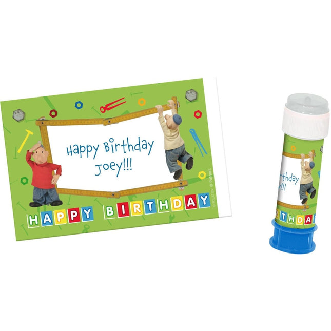 Buurman & Buurman Stickers Bellenblaas 6st van Folat koop je bij Partywinkel