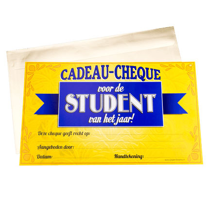 Cadeaubon Student 34,5cm van Paper Dreams koop je bij Partywinkel