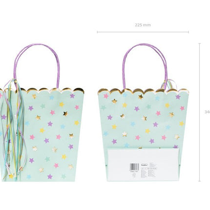 Cadeautasje Sterren 23cm van Partydeco koop je bij Partywinkel