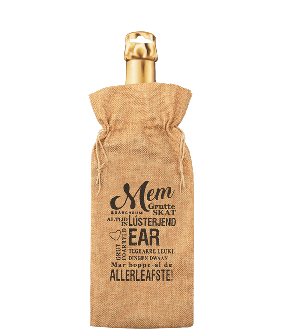 Cadeauzakje Fles Mem 42cm van Paper Dreams koop je bij Partywinkel