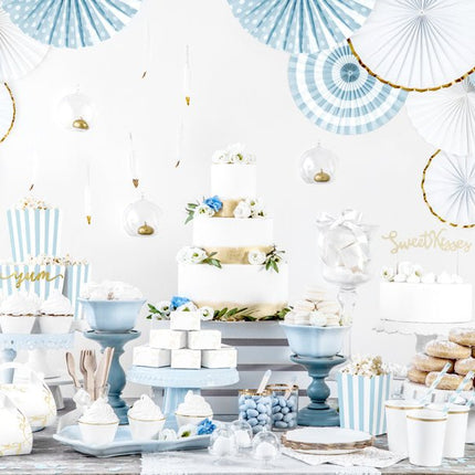 Cakedoosjes Thankyou Goud 16cm 10st van Partydeco koop je bij Partywinkel