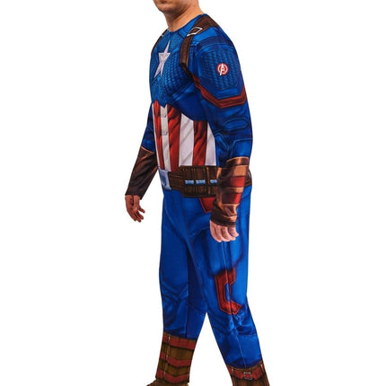 Captain America Kostuum Heren Blauw van Rubies koop je bij Partywinkel
