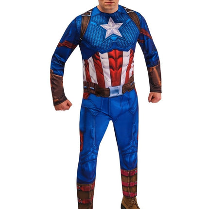 Captain America Kostuum Heren Blauw van Rubies koop je bij Partywinkel