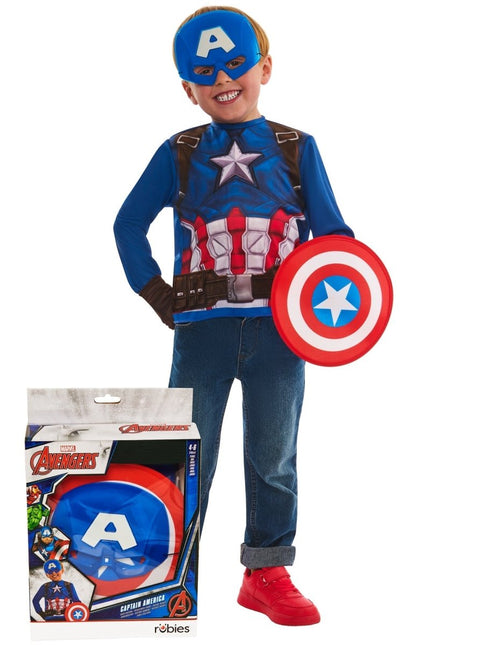 Captain America Kostuum Kind van Rubies koop je bij Partywinkel