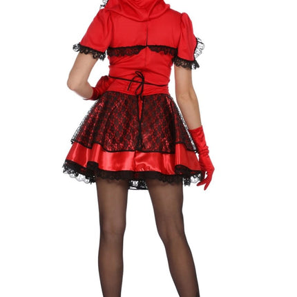 Capuchon Jurk Rood Dames Capuchon van Wilbers & Wilbers koop je bij Partywinkel