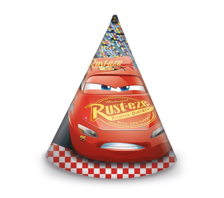 Cars 3 Feesthoedjes 6st van Procos koop je bij Partywinkel