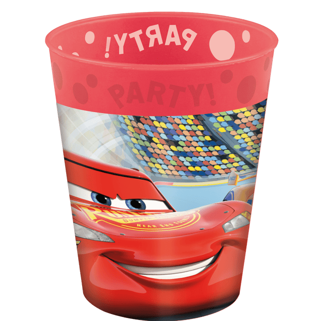 Cars Beker Rood 250ml 4st van Procos koop je bij Partywinkel