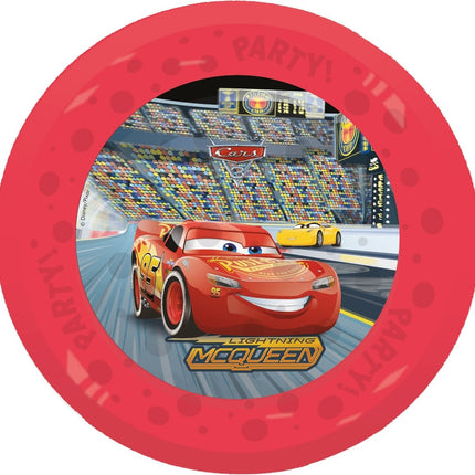 Cars Borden Herbruikbaar 21cm 4st van Procos koop je bij Partywinkel