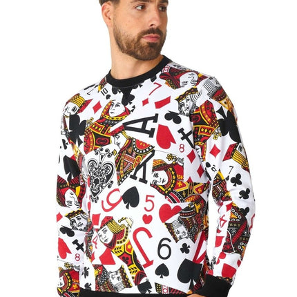 Casino Speelkaarten Trui Heren OppoSuits van OppoSuits koop je bij Partywinkel