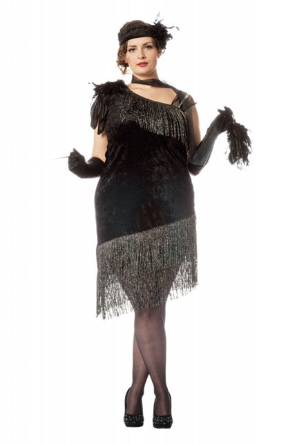 Charleston Jurk Zwart van Wilbers & Wilbers koop je bij Partywinkel