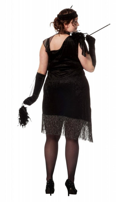 Charleston Jurk Zwart van Wilbers & Wilbers koop je bij Partywinkel